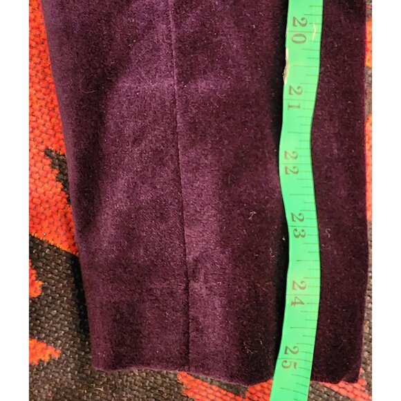 NEW Vintage Forever Velvet Blazer Purple, Gold Buttons Large - Picture 7 of 16